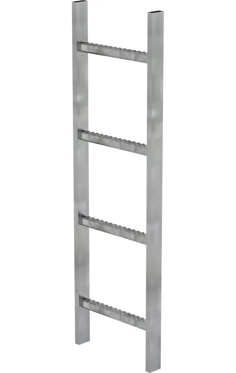 Opknappen auditorium Verstikkend Stalen putladder, 4 sporten (340mm breed) | Putladders | Ladder.nl