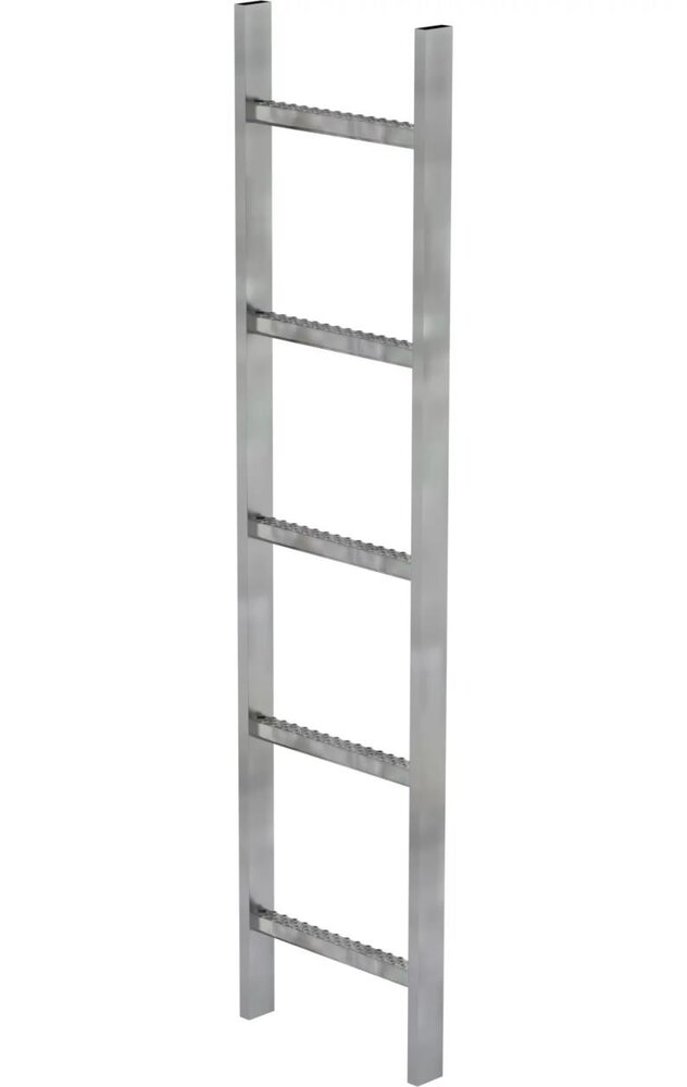 Roossien Stalen putladder, 5 sporten (340mm breed)