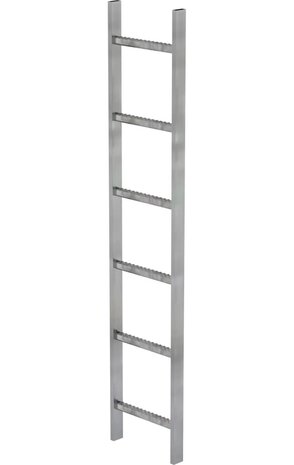 Roossien Stalen putladder, 6 sporten (340mm breed)