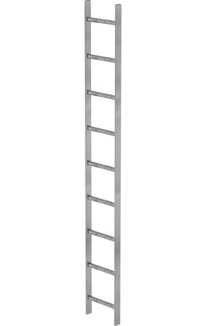Roossien Stalen putladder, 9 sporten (340mm breed)