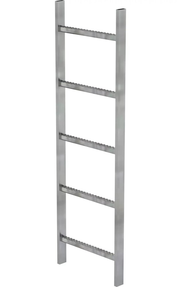Roossien Stalen putladder, 5 sporten (440mm breed) Roossien Stalen putladder, 5 sporten (440mm breed)