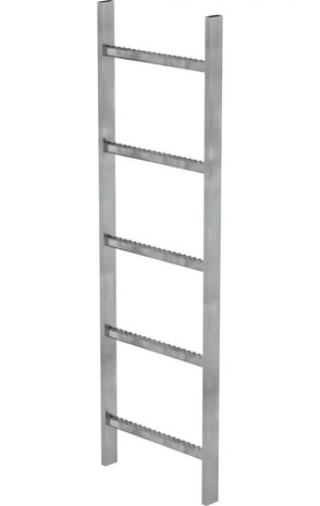 Roossien Stalen putladder, 5 sporten (440mm breed) Roossien Stalen putladder, 5 sporten (440mm breed)
