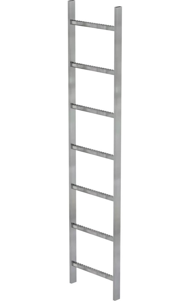 Roossien Stalen putladder, 7 sporten (440mm breed)