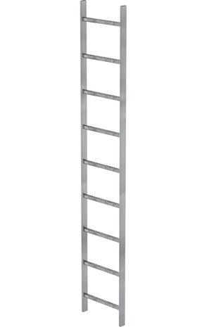 Munk Stalen putladder, 9 sporten (440mm breed) Munk Stalen putladder, 9 sporten (440mm breed)
