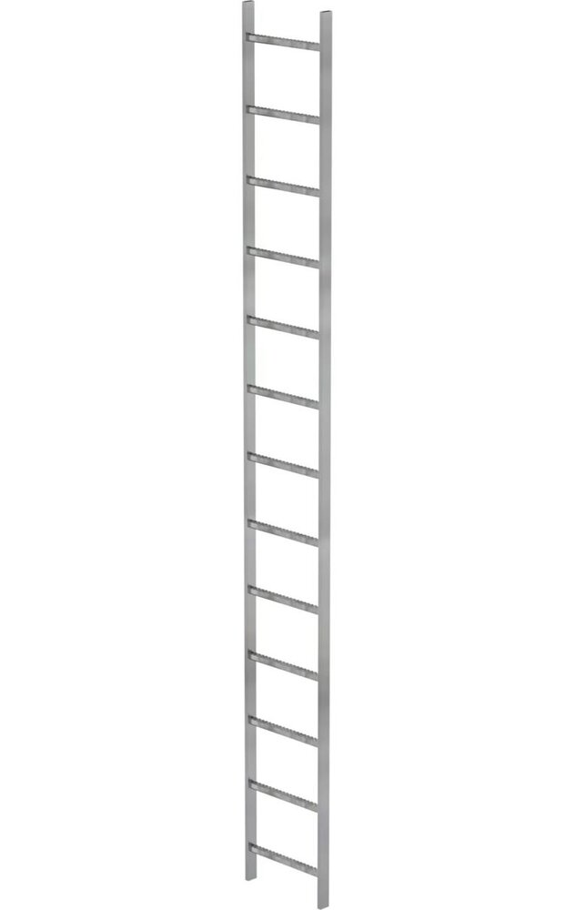 Roossien Stalen putladder, 13 sporten (440mm breed)