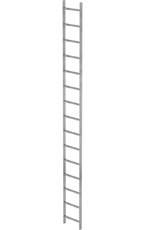 Roossien Stalen putladder, 15 sporten (440mm breed)
