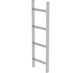 Roossien RVS 316 putladder, 4 sporten (340mm breed)