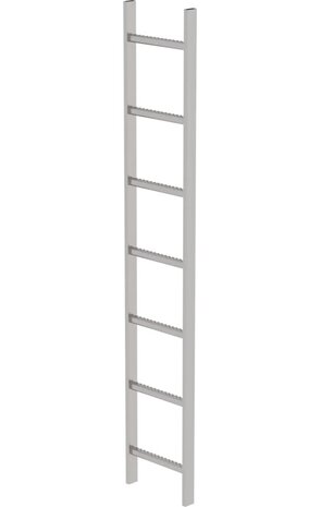 Munk RVS 316 putladder, 7 sporten (340mm breed) Munk RVS 316 putladder, 7 sporten (340mm breed)
