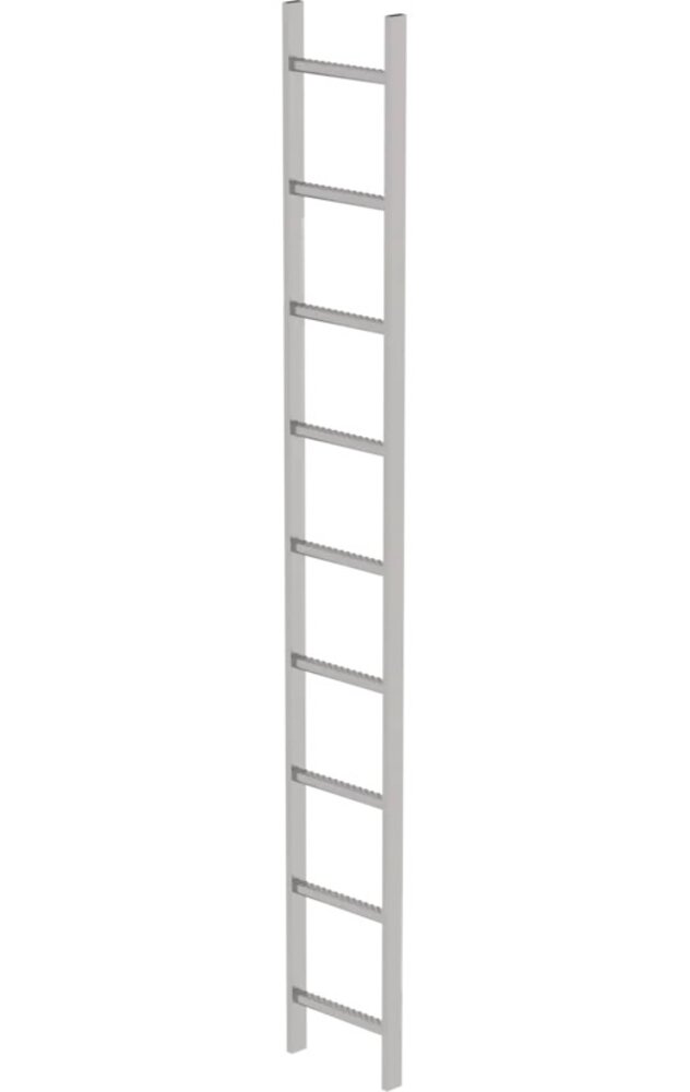 Munk RVS 316 putladder, 9 sporten (340mm breed) Munk RVS 316 putladder, 9 sporten (340mm breed)
