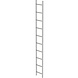 Roossien RVS 316 putladder, 10 sporten (340mm breed)
