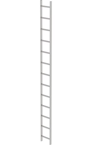 Munk RVS 316 putladder, 13 sporten (340mm breed) Munk RVS 316 putladder, 13 sporten (340mm breed)