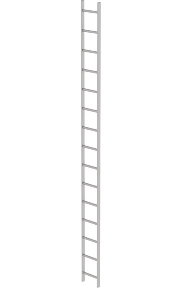 Munk RVS 316 putladder, 15 sporten (340mm breed) Munk RVS 316 putladder, 15 sporten (340mm breed)