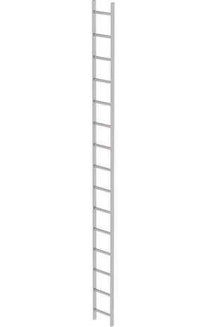 Munk RVS 316 putladder, 15 sporten (340mm breed) Munk RVS 316 putladder, 15 sporten (340mm breed)