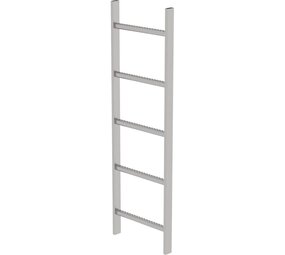 Roossien RVS 316 putladder, 5 sporten (440mm breed)