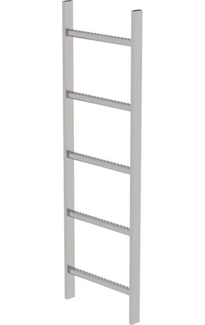 Munk RVS 316 putladder, 5 sporten (440mm breed) Munk RVS 316 putladder, 5 sporten (440mm breed)