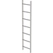 Roossien RVS 316 putladder, 7 sporten (440mm breed)