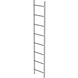 Roossien RVS 316 putladder, 8 sporten (440mm breed)