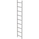 Roossien RVS 316 putladder, 9 sporten (440mm breed)