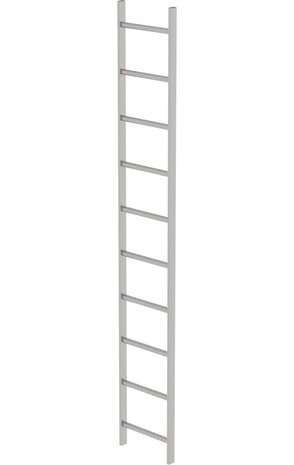 Munk RVS 316 putladder, 10 sporten (440mm breed) Munk RVS 316 putladder, 10 sporten (440mm breed)
