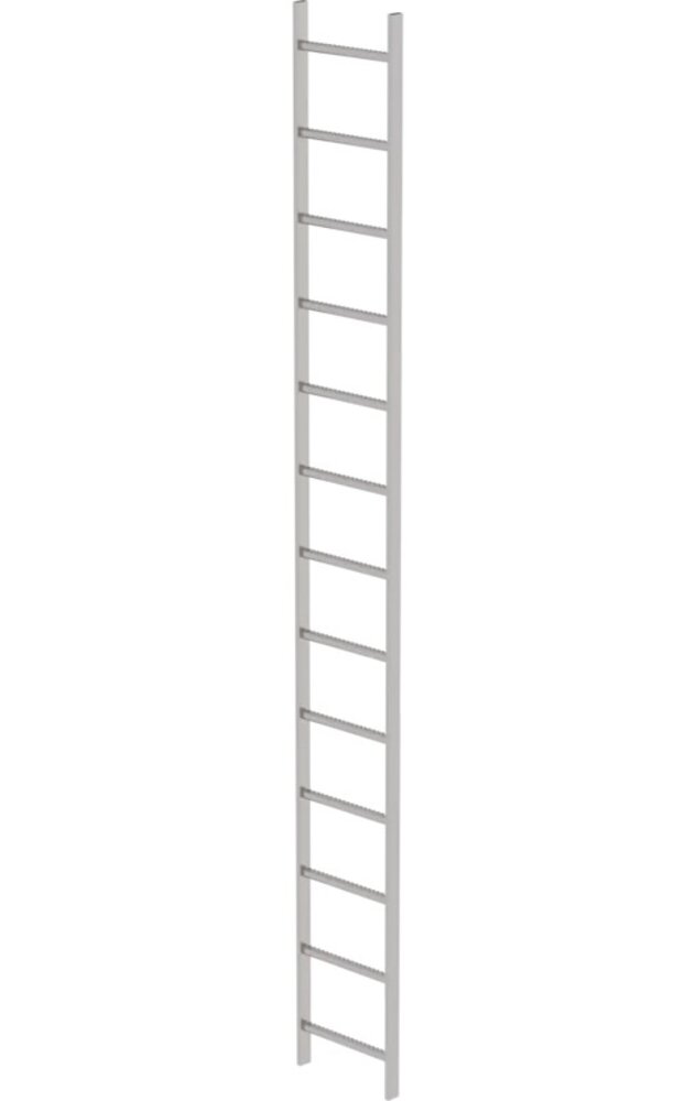 Roossien RVS 316 putladder, 13 sporten (440mm breed) Roossien RVS 316 putladder, 13 sporten (440mm breed)