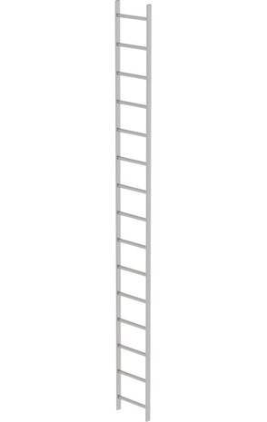 Munk RVS 316 putladder, 15 sporten (440mm breed) Munk RVS 316 putladder, 15 sporten (440mm breed)