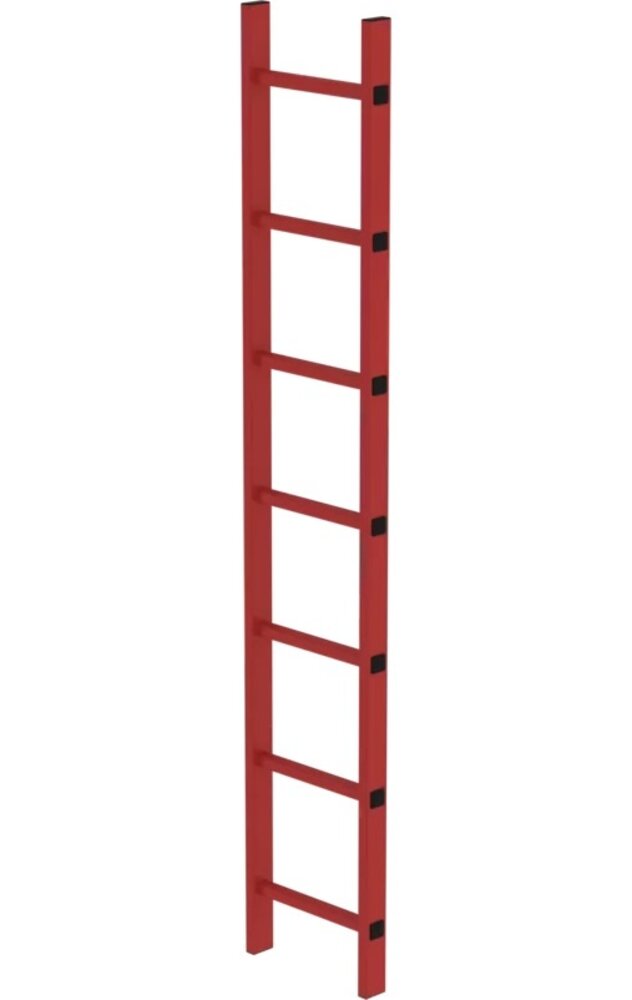Roossien Kunststof putladder, 7 sporten (350mm breed)
