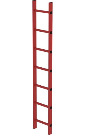 Roossien Kunststof putladder, 7 sporten (350mm breed)