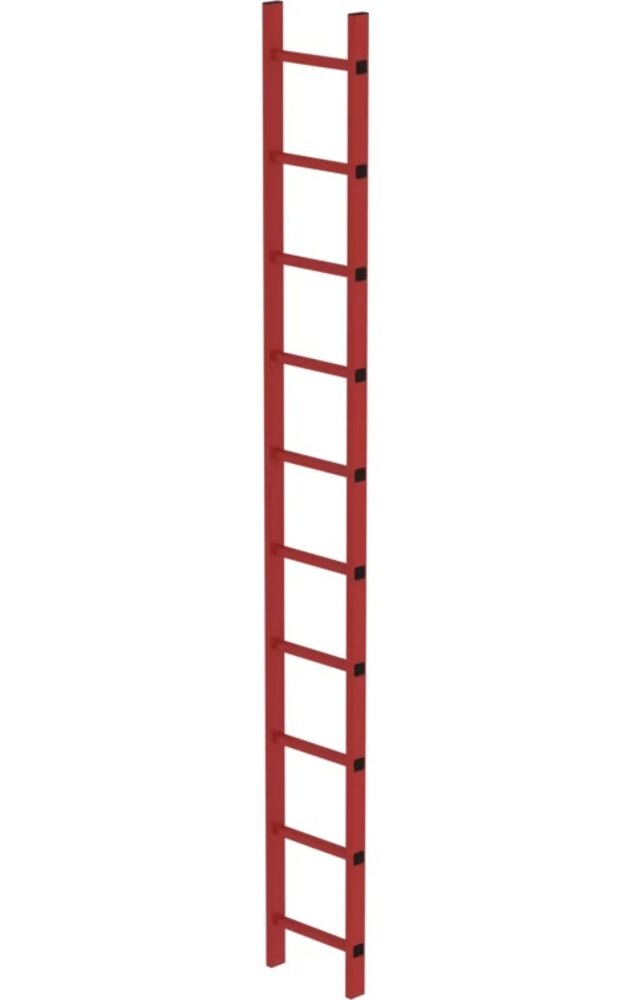 Munk Kunststof putladder, 10 sporten (350mm breed) Munk Kunststof putladder, 10 sporten (350mm breed)