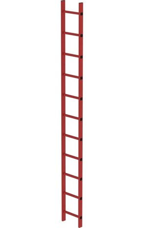 Roossien Kunststof putladder, 11 sporten (350mm breed)