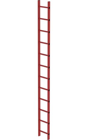 Roossien Kunststof putladder, 12 sporten (350mm breed)