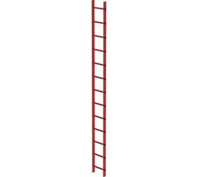 Roossien Kunststof putladder, 13 sporten (350mm breed)