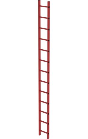 Roossien Kunststof putladder, 13 sporten (350mm breed)