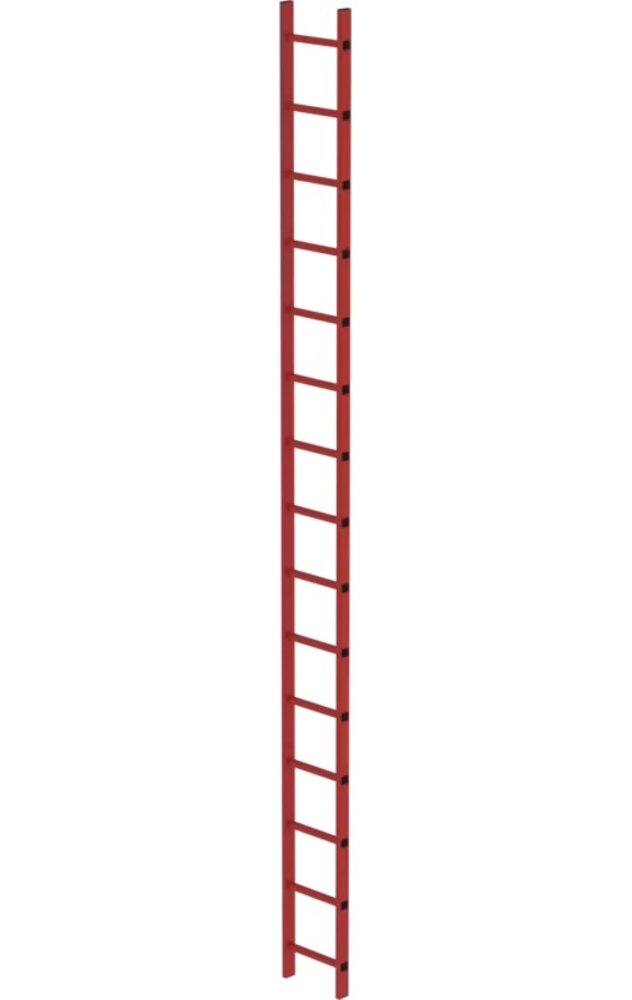 Roossien Kunststof putladder, 15 sporten (350mm breed)