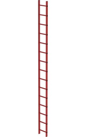 Munk Kunststof putladder, 15 sporten (350mm breed)
