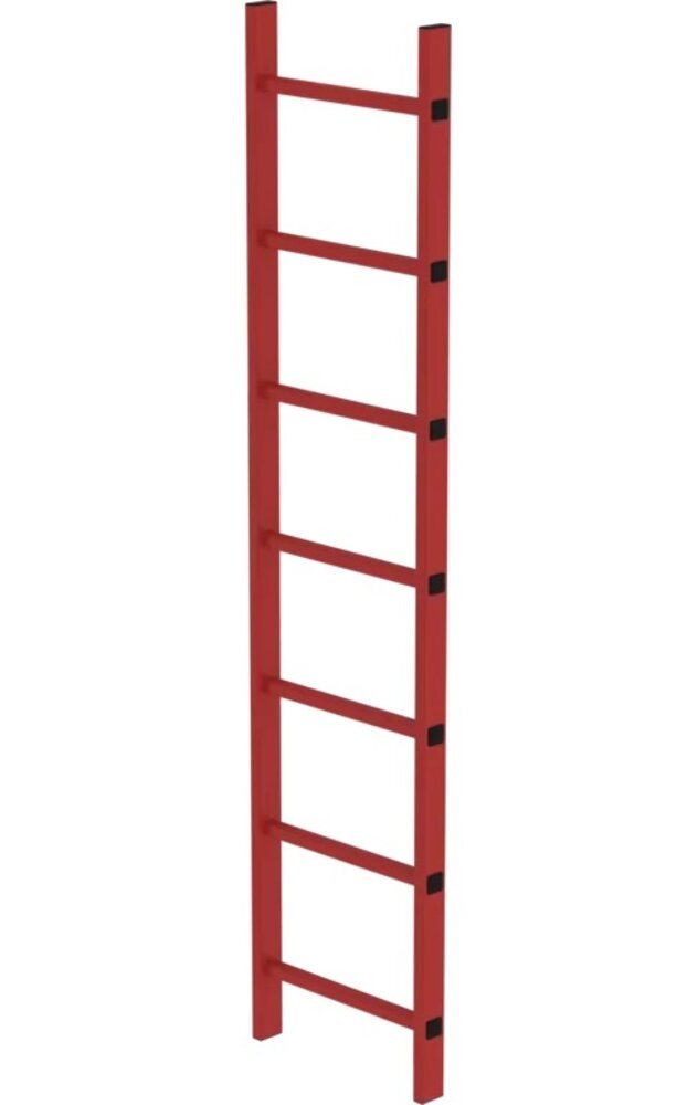 Munk Kunststof putladder, 7 sporten (450mm breed) Munk Kunststof putladder, 7 sporten (450mm breed)