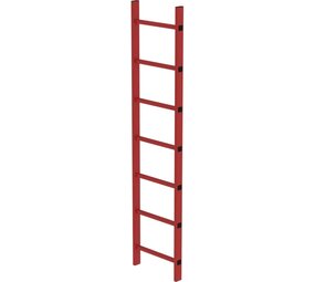 Munk Kunststof putladder, 7 sporten (450mm breed) Munk Kunststof putladder, 7 sporten (450mm breed)