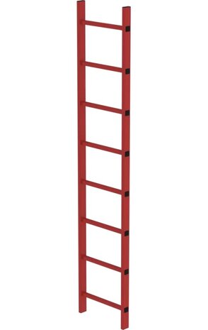 Munk Kunststof putladder, 8 sporten (450mm breed)