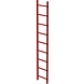 Roossien Kunststof putladder, 9 sporten (450mm breed)