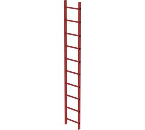 Munk Kunststof putladder, 10 sporten (450mm breed) Munk Kunststof putladder, 10 sporten (450mm breed)