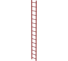 Roossien Kunststof putladder, 15 sporten (450mm breed)