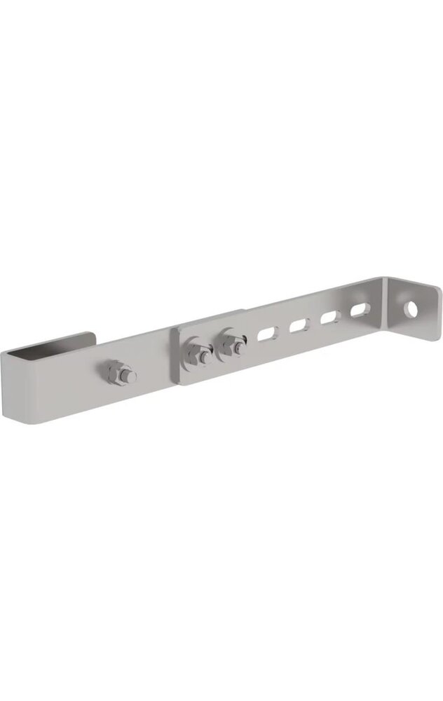 Munk RVS wandanker, 150-300mm, voor kunststof putladder Munk RVS wandanker, 150-300mm, voor kunststof putladder