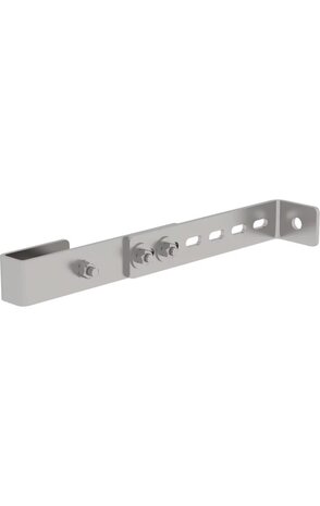 Roossien RVS wandanker, 150-300mm, voor kunststof putladder Roossien RVS wandanker, 150-300mm, voor kunststof putladder