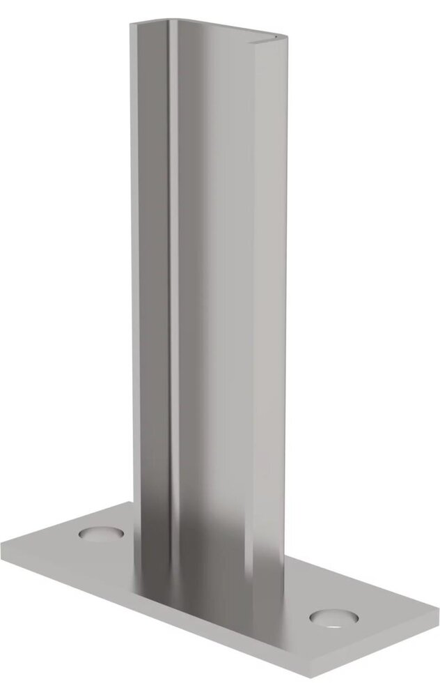 Roossien RVS voetplaat voor putladders