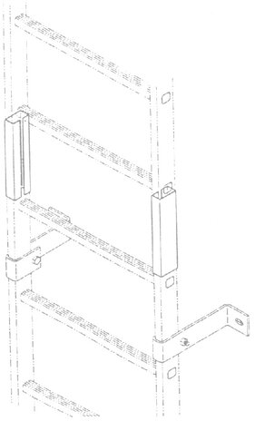 Munk Ladderverbinder, RVS, voor kunststof putladder