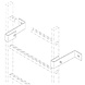 Munk RVS wandanker, 150mm, voor kunststof putladder Munk RVS wandanker, 150mm, voor kunststof putladder