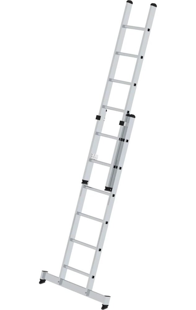 Munk 2-delige opsteekladder, 2x6 sporten met Nivello stabilisatiebalk Munk 2-delige opsteekladder, 2x6 sporten met Nivello stabilisatiebalk