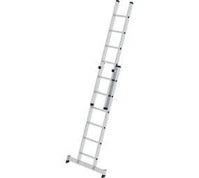 Munk 2-delige opsteekladder, 2x6 sporten met Nivello stabilisatiebalk Munk 2-delige opsteekladder, 2x6 sporten met Nivello stabilisatiebalk