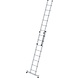 Munk 2-delige opsteekladder, 2x8 sporten met Nivello stabilisatiebalk Munk 2-delige opsteekladder, 2x8 sporten met Nivello stabilisatiebalk