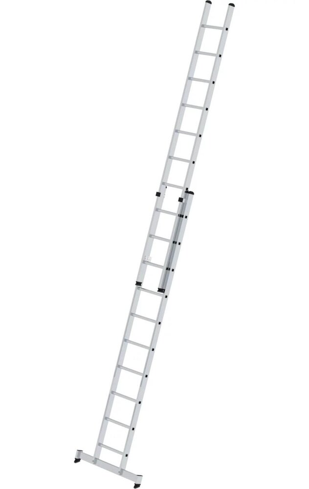 Munk 2-delige opsteekladder, 2x10 sporten met Nivello stabilisatiebalk Munk 2-delige opsteekladder, 2x10 sporten met Nivello stabilisatiebalk