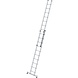 Munk 2-delige opsteekladder, 2x10 sporten met Nivello stabilisatiebalk Munk 2-delige opsteekladder, 2x10 sporten met Nivello stabilisatiebalk
